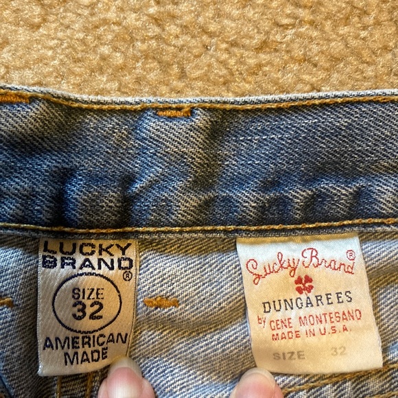 Men's Vintage Lucky Brand Dungarees Jeans - 32 - Picture 5 of 8
